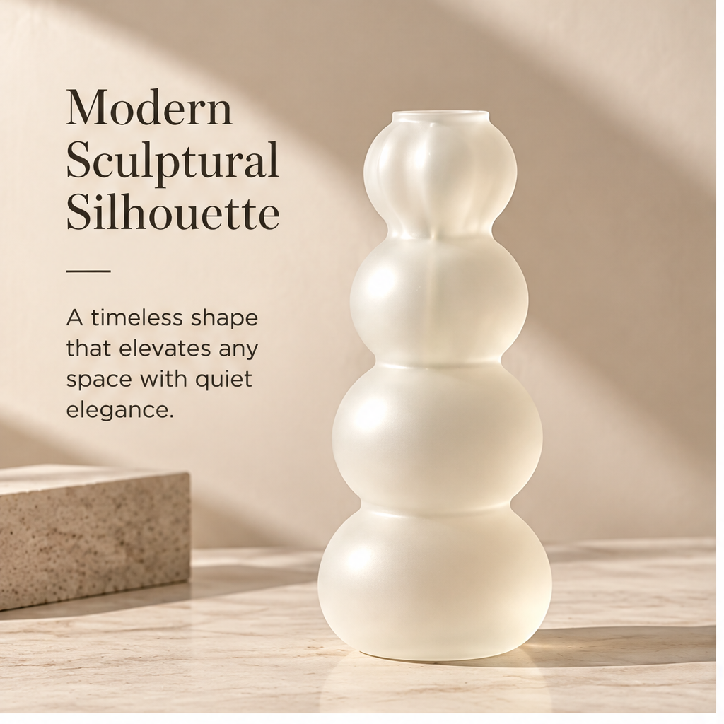 PULMORY bubble stack vase modern sculptural silhouette