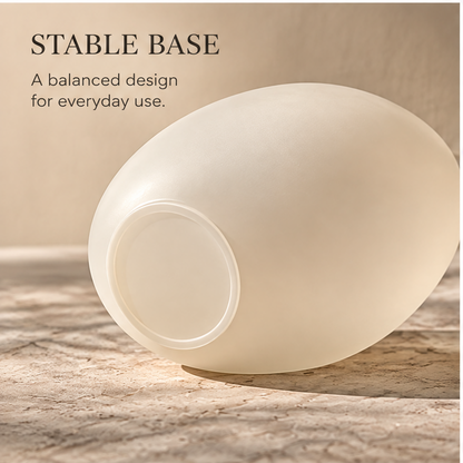 PULMORY oval frosted vase product photo